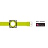 Bracelet pour montres Themata, O'plus couleur Vert Anis - Noir