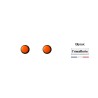 Bijoux Boucles d'oreilles Mini couleur Orange Accessoires Themata